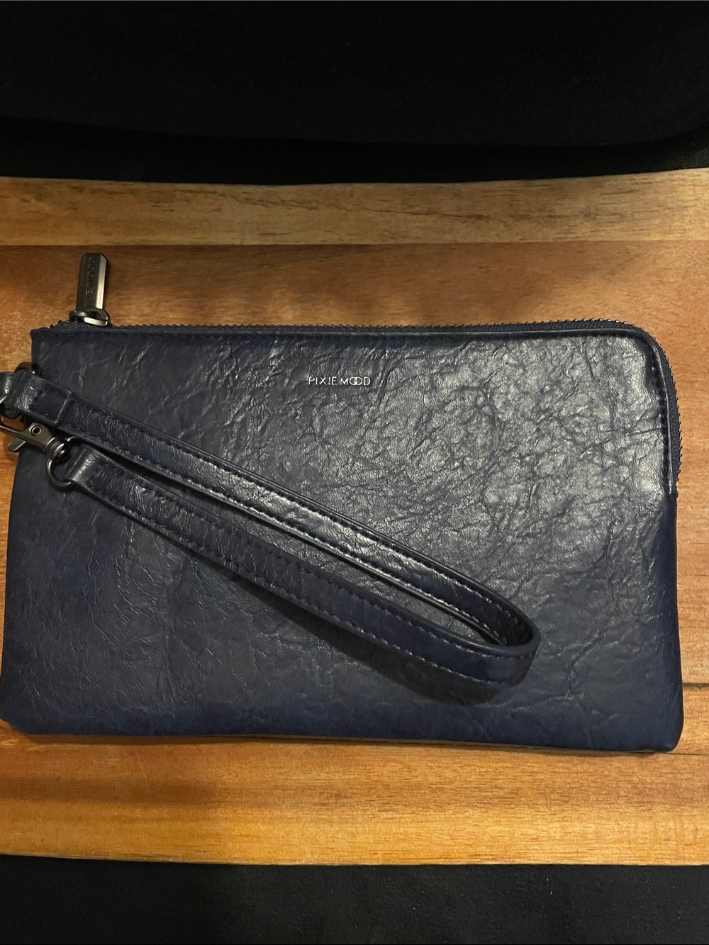 Pixie Mood Black Zip Wristlet Wallet
